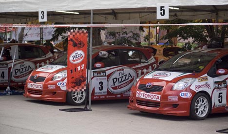 Raldorf's Toyota Yaris mens alt ånder fred og ro.
(Foto: Italkart)